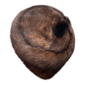 Vintage Siberian Mink Fur Hat – Size Small – Luxury Classic